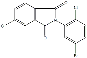 2-(5-bromo-2-chlorophenyl)-5-chloro-1H-isoindole-1,3(2H)-dione,362495-11-2,结构式