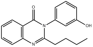 2-butyl-3-(3-hydroxyphenyl)-4(3H)-quinazolinone Structure