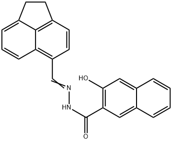 N'-(1,2-dihydro-5-acenaphthylenylmethylene)-3-hydroxy-2-naphthohydrazide,362593-57-5,结构式