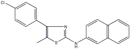 362593-65-5 4-(4-chlorophenyl)-5-methyl-N-(2-naphthyl)-1,3-thiazol-2-amine