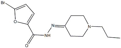 362602-35-5 5-bromo-N'-(1-propylpiperidin-4-ylidene)-2-furohydrazide