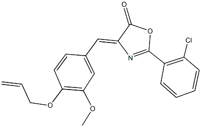 362608-74-0 4-[4-(allyloxy)-3-methoxybenzylidene]-2-(2-chlorophenyl)-1,3-oxazol-5(4H)-one