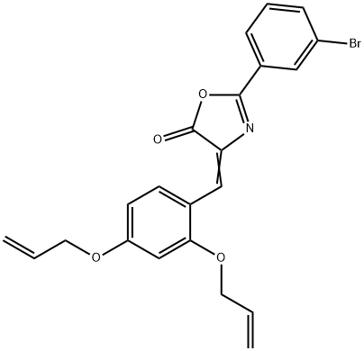 4-[2,4-bis(allyloxy)benzylidene]-2-(3-bromophenyl)-1,3-oxazol-5(4H)-one|