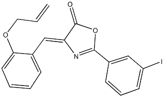 4-[2-(allyloxy)benzylidene]-2-(3-iodophenyl)-1,3-oxazol-5(4H)-one,362609-12-9,结构式