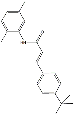 3-(4-tert-butylphenyl)-N-(2,5-dimethylphenyl)acrylamide,362609-38-9,结构式