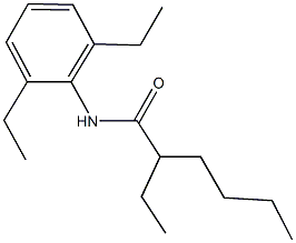 N-(2,6-diethylphenyl)-2-ethylhexanamide Struktur