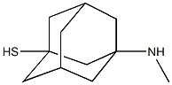 3-(methylamino)-1-adamantyl hydrosulfide Struktur
