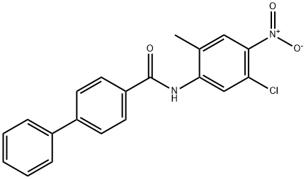N-{5-chloro-4-nitro-2-methylphenyl}[1,1'-biphenyl]-4-carboxamide Struktur