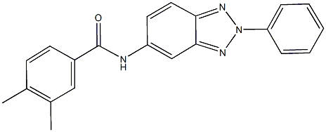 3,4-dimethyl-N-(2-phenyl-2H-1,2,3-benzotriazol-5-yl)benzamide|