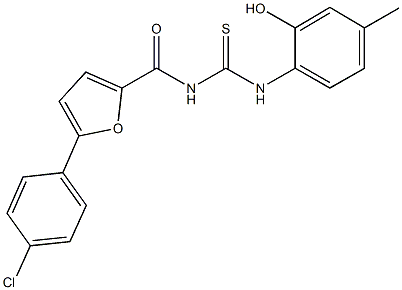 364596-77-0 N-[5-(4-chlorophenyl)-2-furoyl]-N'-(2-hydroxy-4-methylphenyl)thiourea
