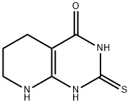 2-sulfanyl-5,6,7,8-tetrahydropyrido[2,3-d]pyrimidin-4-ol 化学構造式