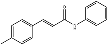 3-(4-methylphenyl)-N-phenylacrylamide Structure