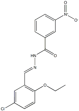 365983-08-0 N'-(5-chloro-2-ethoxybenzylidene)-3-nitrobenzohydrazide