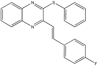 366018-63-5 3-[2-(4-fluorophenyl)vinyl]-2-quinoxalinyl phenyl sulfide