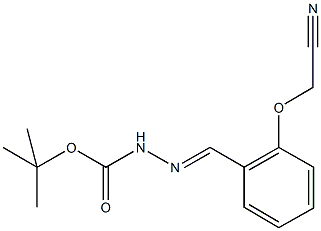 tert-butyl 2-[2-(cyanomethoxy)benzylidene]hydrazinecarboxylate,366471-87-6,结构式