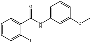 2-iodo-N-(3-methoxyphenyl)benzamide Struktur