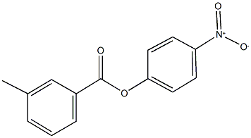 4-nitrophenyl 3-methylbenzoate Structure