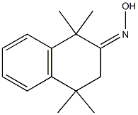 1,1,4,4-tetramethyl-3,4-dihydro-2(1H)-naphthalenone oxime 结构式