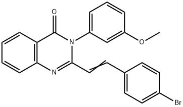 368842-08-4 2-[2-(4-bromophenyl)vinyl]-3-(3-methoxyphenyl)-4(3H)-quinazolinone