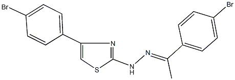 1-(4-bromophenyl)ethanone [4-(4-bromophenyl)-1,3-thiazol-2-yl]hydrazone|