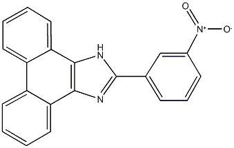 2-{3-nitrophenyl}-1H-phenanthro[9,10-d]imidazole Structure