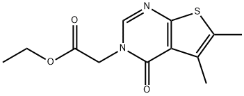 ethyl (5,6-dimethyl-4-oxothieno[2,3-d]pyrimidin-3(4H)-yl)acetate|2-(5,6-二甲基-4-氧代噻吩并[2,3-D]嘧啶-3(4H)-基)乙酸乙酯