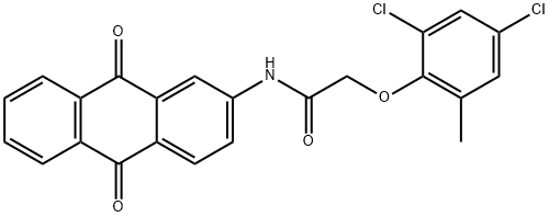 2-(2,4-dichloro-6-methylphenoxy)-N-(9,10-dioxo-9,10-dihydro-2-anthracenyl)acetamide|