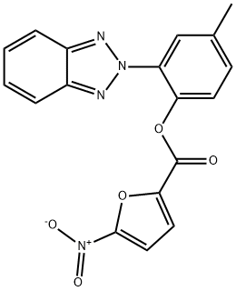 2-(2H-1,2,3-benzotriazol-2-yl)-4-methylphenyl 5-nitro-2-furoate|