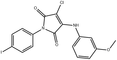 370850-77-4 3-chloro-1-(4-iodophenyl)-4-(3-methoxyanilino)-1H-pyrrole-2,5-dione