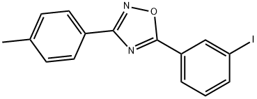 5-(3-iodophenyl)-3-(4-methylphenyl)-1,2,4-oxadiazole Struktur