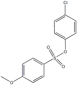 4-chlorophenyl 4-methoxybenzenesulfonate|