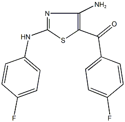 371780-57-3 [4-amino-2-(4-fluoroanilino)-1,3-thiazol-5-yl](4-fluorophenyl)methanone