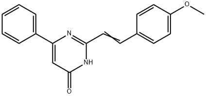 371936-36-6 2-[2-(4-methoxyphenyl)vinyl]-6-phenyl-4(3H)-pyrimidinone