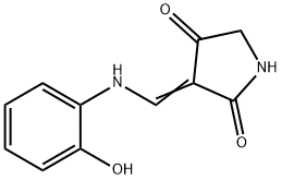 3-[(2-hydroxyanilino)methylene]-2,4-pyrrolidinedione Structure