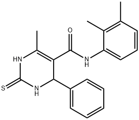 N-(2,3-dimethylphenyl)-6-methyl-4-phenyl-2-thioxo-1,2,3,4-tetrahydropyrimidine-5-carboxamide Structure