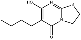 6-butyl-7-hydroxy-2,3-dihydro-5H-[1,3]thiazolo[3,2-a]pyrimidin-5-one,372975-35-4,结构式
