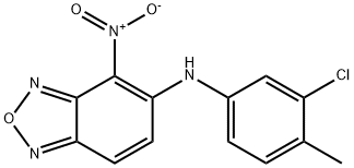 5-(3-chloro-4-methylanilino)-4-nitro-2,1,3-benzoxadiazole Structure