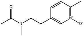 N-methyl-N-[2-(6-methyl-1-oxidopyridin-3-yl)ethyl]acetamide,374909-33-8,结构式