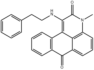 3-methyl-1-[(2-phenylethyl)amino]-3H-naphtho[1,2,3-de]quinoline-2,7-dione Structure