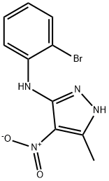 377058-68-9 5-(2-bromoanilino)-4-nitro-3-methyl-1H-pyrazole