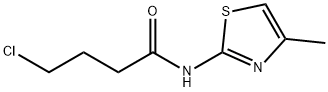 4-chloro-N-(4-methyl-1,3-thiazol-2-yl)butanamide|