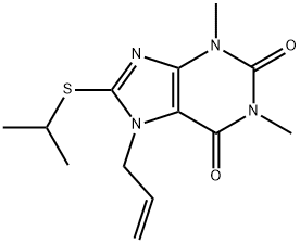 378207-84-2 7-allyl-8-(isopropylthio)-1,3-dimethyl-3,7-dihydro-1H-purine-2,6-dione