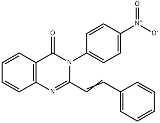 3-{4-nitrophenyl}-2-(2-phenylvinyl)-4(3H)-quinazolinone|