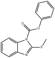 phenyl 2-(methylsulfanyl)-1H-benzimidazole-1-carboxylate,380155-65-7,结构式