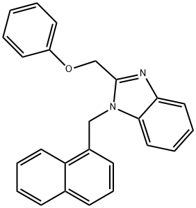 [1-(1-naphthylmethyl)-1H-benzimidazol-2-yl]methyl phenyl ether Struktur