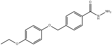 4-[(4-ethoxyphenoxy)methyl]benzohydrazide Structure