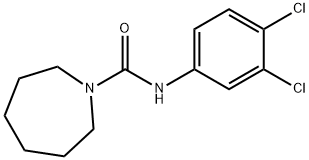 N-(3,4-dichlorophenyl)-1-azepanecarboxamide Struktur