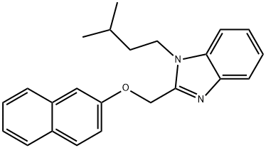 (1-isopentyl-1H-benzimidazol-2-yl)methyl 2-naphthyl ether|