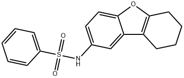 N-(6,7,8,9-tetrahydrodibenzo[b,d]furan-2-yl)benzenesulfonamide|