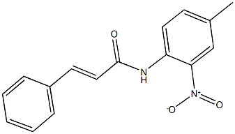 N-{2-nitro-4-methylphenyl}-3-phenylacrylamide Struktur